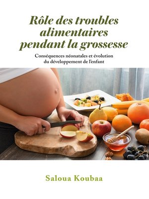 cover image of Rôle des troubles alimentaires pendant la grossesse